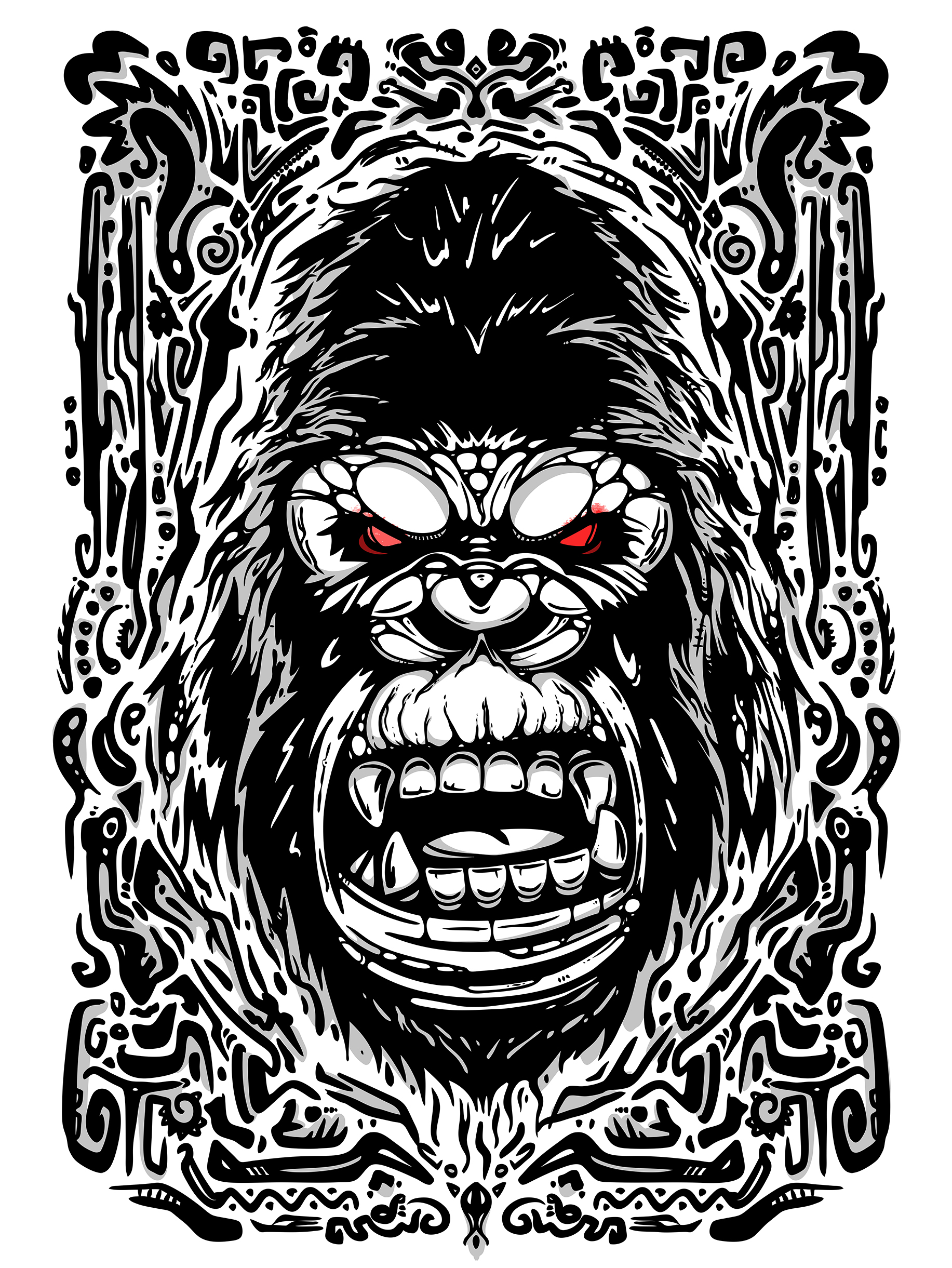 gorilla face2
