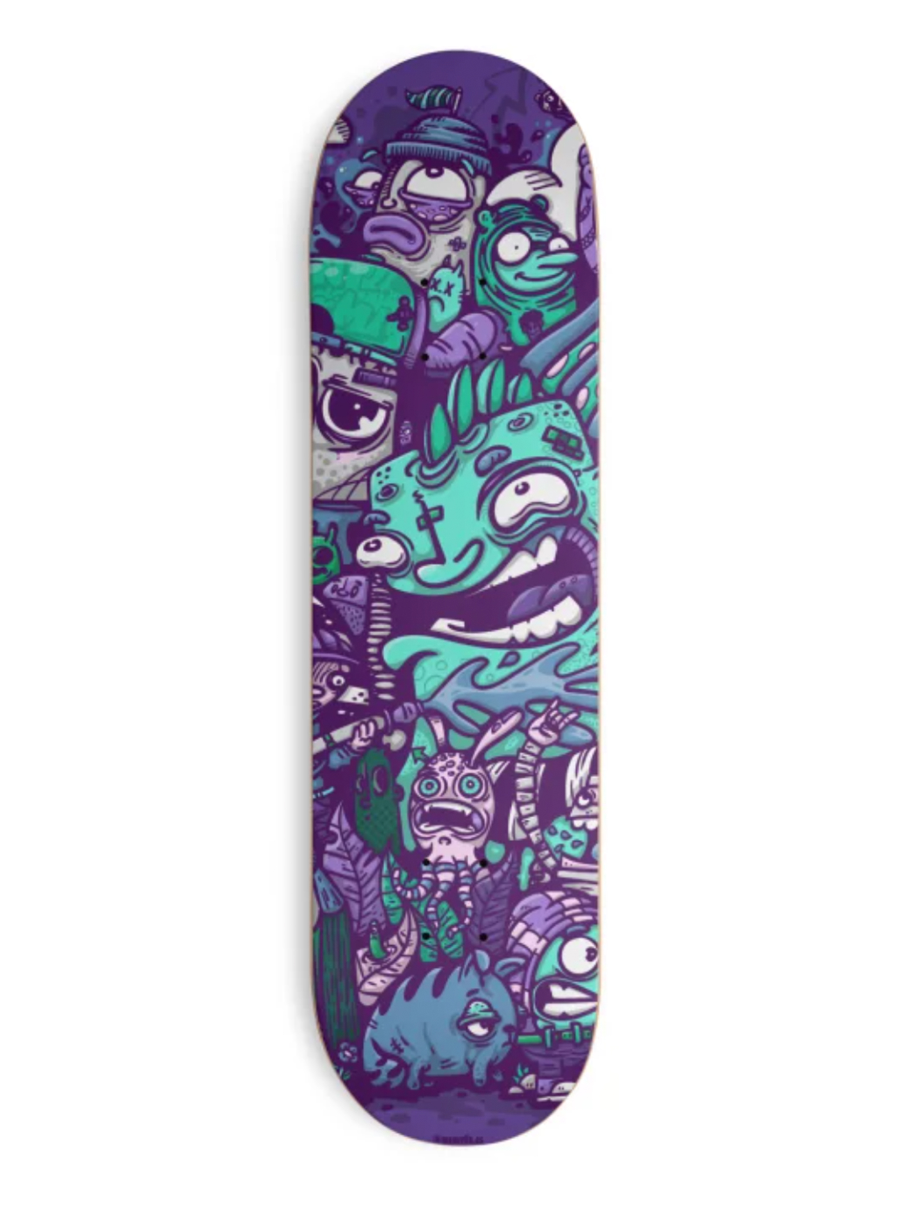 Creative Chaos in Purple